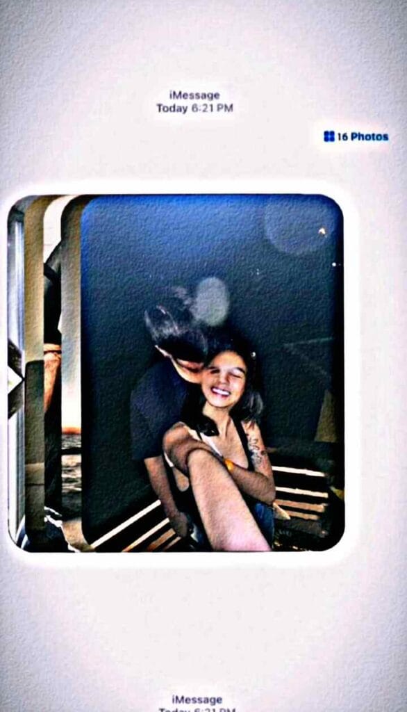 iMessage Photo Roll CapCut Template