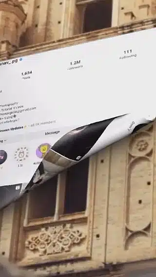 Unroll The Curtain Capcut Template