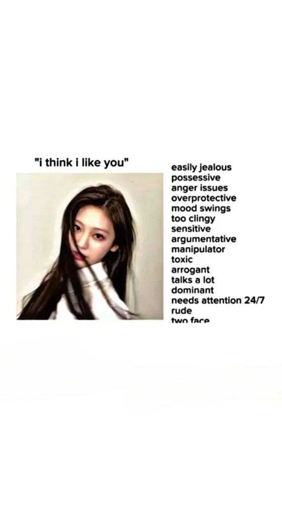 I Love You, Anxiety CapCut Template