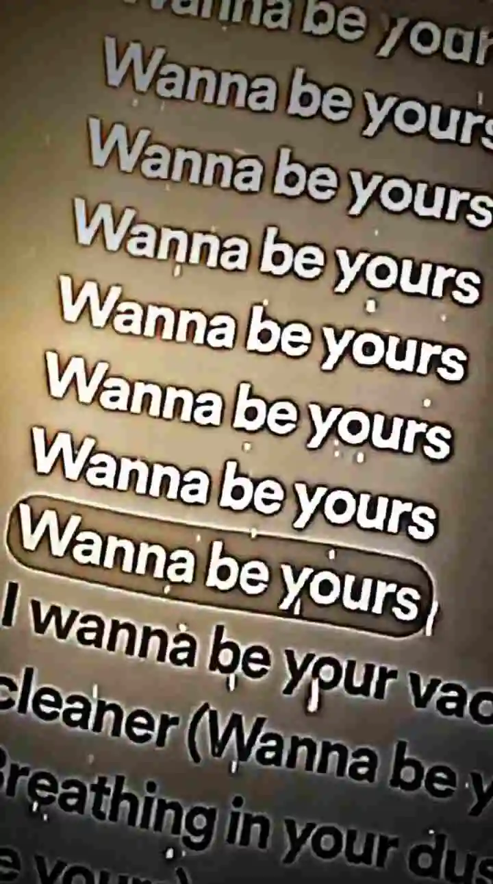 I Wanna Be Yours CapCut Template