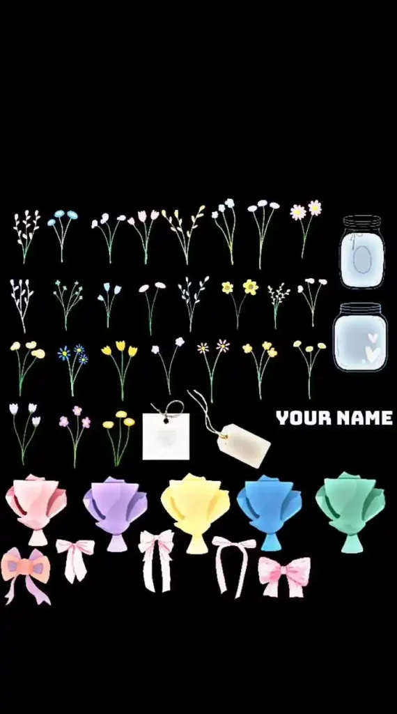 Flower Language CapCut Template