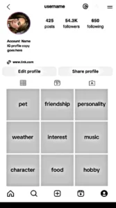 Instagram Interface Capcut Template