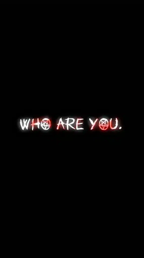 who are you