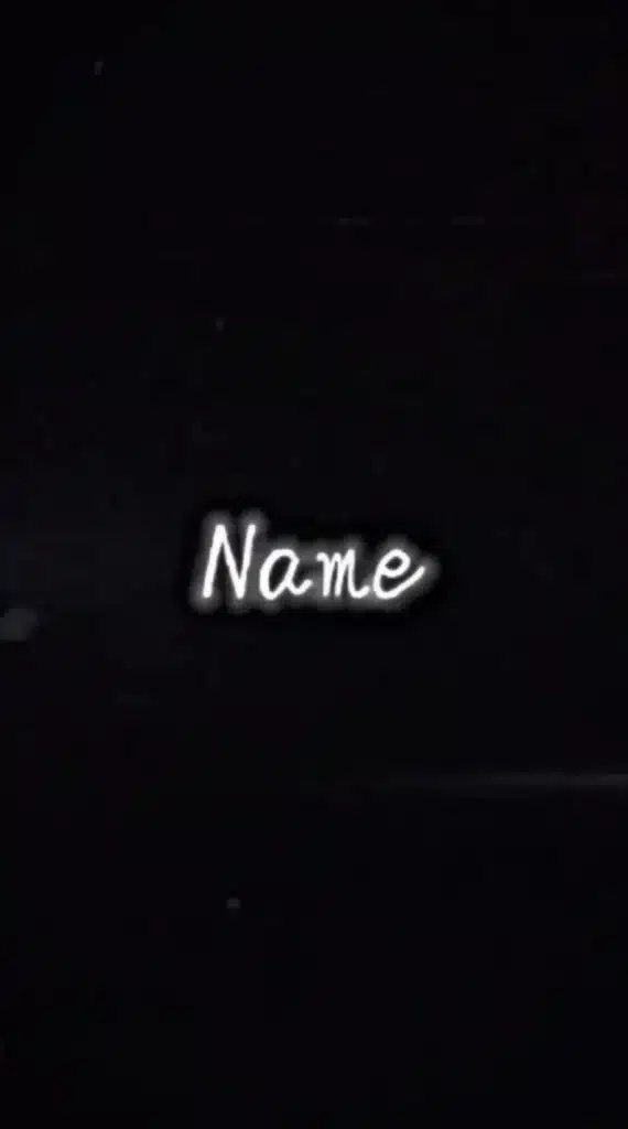 Name Trend CapCut Template
